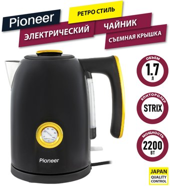 Электрический чайник Pioneer KE560M (черный) - 1/1