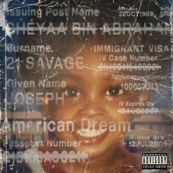 Виниловая пластинка 21 Savage - American Dream - 1/1