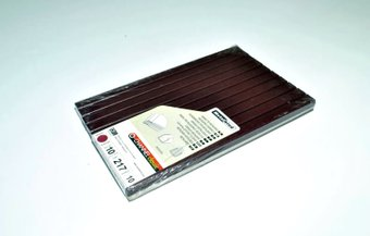 Металлический канал для переплета OPUS Classic 217x10 мм OCH1021710BOR (10 шт, бордовый) - 1/1