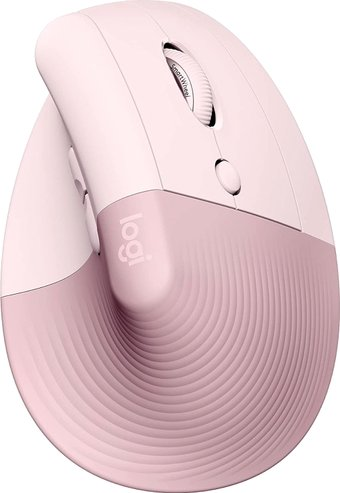 Вертикальная мышь Logitech Lift (розовый) - 1/1