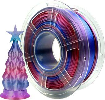 Пластик NV Print NV-3D-SILK-PLA-P-RAINBOW-02 (1.75мм, 1кг, радужный 02) - 1/1