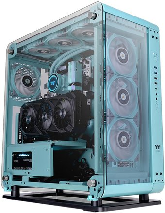 Корпус Thermaltake Core P6 Tempered Glass Turquoise CA-1V2-00MBWN-00 - 1/1