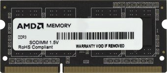Оперативная память AMD Radeon Entertainment 2GB DDR3 SO-DIMM (R532G1601S1S-UO) - 1/1