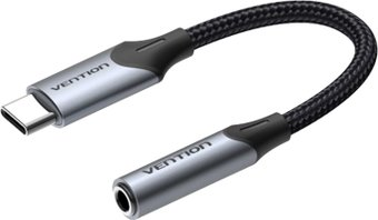 Кабель Vention BGJHA USB Type-C - 3.5 Jack (0.1 м, черный) - 1/1