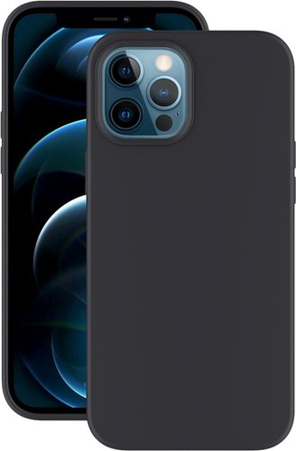 Чехол для телефона Deppa Soft Silicone для Apple iPhone 12 Pro Max (черный) - 1/1