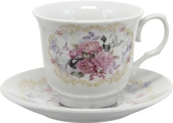 Чашка с блюдцем Pomi d'Oro Debora P255205 - 1/1