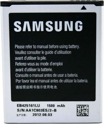 Аккумулятор для телефона Копия Samsung Galaxy Ace 2, S3 Mini, S Duos (EB425161LU) - 1/1