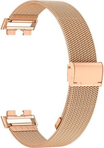 Браслет Rumi Mesh металлический для Huawei Band 8/9 (красное золото) - 1/1