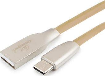 Кабель Cablexpert USB Type-A - USB Type-C CC-G-USBC01Gd-1M (1 м, золотой) - 1/1