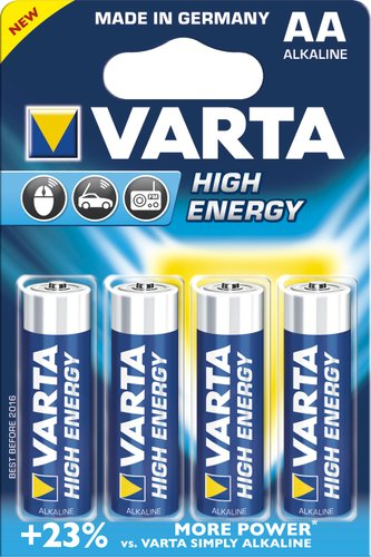 Батарейка Varta High Energy AA 4 шт. - 1/1