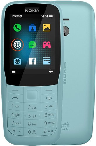 Кнопочный телефон Nokia 220 4G (бирюзовый) - 1/1