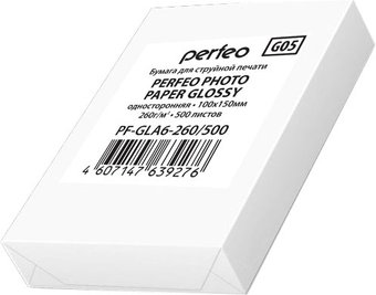 Фотобумага Perfeo глянцевая 10x15 260 г/м2 500 листов - 1/1