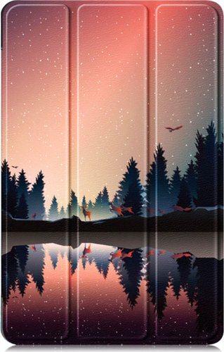 Чехол для планшета JFK Smart Case для Realme Pad Mini (закат на озере) - 1/1