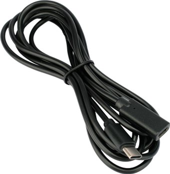 Кабель Cablexpert CCP-USB2-CMCF-2M USB Type-C - USB Type-C (2 м, черный) - 1/1