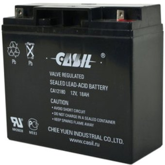 Аккумулятор для ИБП Casil CA12180 (18 А·ч) - 1/1