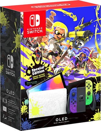 Игровая приставка Nintendo Switch OLED Splatoon 3 Edition - 1/1