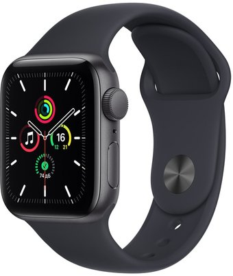 Умные часы Apple Watch SE 40 мм (алюминий серый космос/полуночный) - 1/1