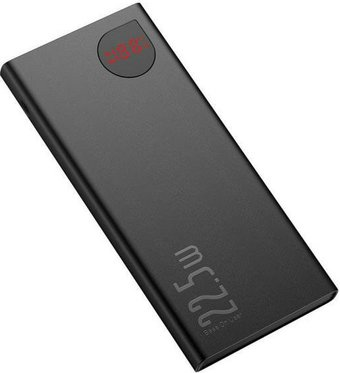 Внешний аккумулятор Baseus Adaman Metal Digital Display PPAD000001 10000mAh (черный) - 1/1