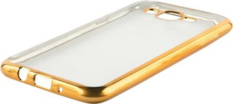 Чехол для телефона Kisswill для Samsung Galaxy J7 J700F (прозрачный/золотистый) - 1/1