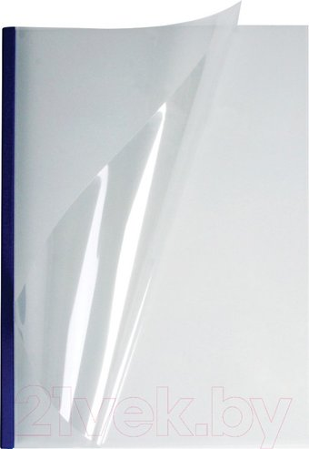 Расходные материалы для ламинаторов и брошюровщиков OPUS EasyCover A4 1.5мм EASYCOVERA4DC1NIE50 (50шт, прозрачный синий) - 1/1