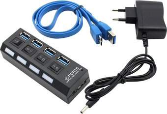 USB-хаб  USBTOP USB Type-A - 4xUSB Type-A 556520 - 1/1