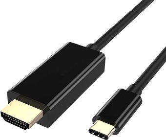 Кабель USBTOP USB Type-C - HDMI 4K30Hz (1.8 м, черный) - 1/1