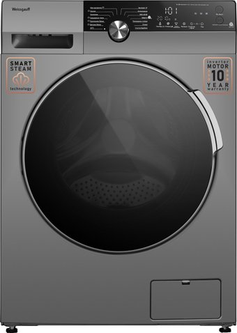 Стиральная машина Weissgauff WM 59412 DC Inverter Steam Silver - 1/1