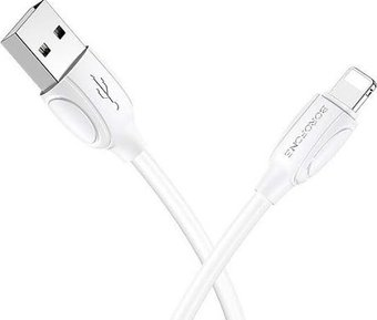 Кабель Borofone BX19 Lightning 1 м (белый) - 1/1