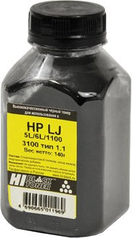 Тонер Hi-Black для HP LJ 5L/6L/1100/3100 Тип 1.1 140 г - 1/1