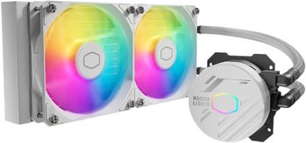Система жидкостного охлаждения для процессора Cooler Master MasterLiquid ML240L Core ARGB White Edition MLW-D24M-A18PZ-RW - 1/1