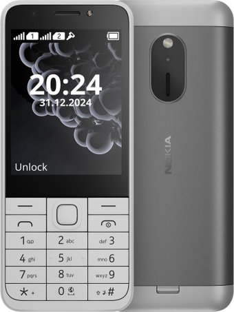 Кнопочный телефон Nokia 230 (2024) Dual SIM TA-1609 (белый) - 1/1