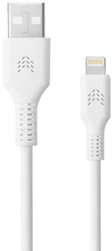 Кабель Rocket TPE USB Type-A - Lightning (1 м, белый) - 1/1