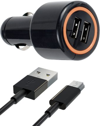 Автомобильное зарядное InterStep IS-CC-MINIUSB2K-000B201 - 1/1