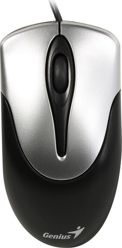 Мышь Genius NetScroll 100 V2 (черный/серебристый) - 1/1