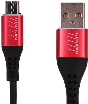 Кабель Profit QY-17 microUSB 1 м (черный) - 1/1