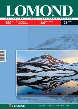 Фотобумага Lomond Глянцевая А4 200 г/кв.м. 25 листов (0102046) - 1/1