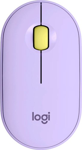 Мышь Logitech M350 Pebble (лавандовый) - 1/1