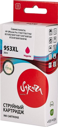 Картридж Sakura Printing SIF6U17AE (аналог HP 953XL Magenta) - 1/1