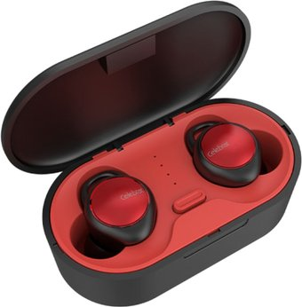 Наушники Celebrat FLY-4 (черный/красный) - 1/1