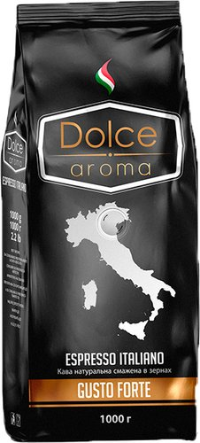 Кофе Dolce aroma Gusto Forte зерновой 1 кг - 1/1