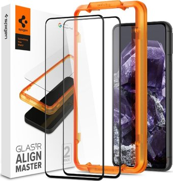 Защитное стекло Spigen ALM Glas TR для Google Pixel 8 AGL07396 (2шт) - 1/1