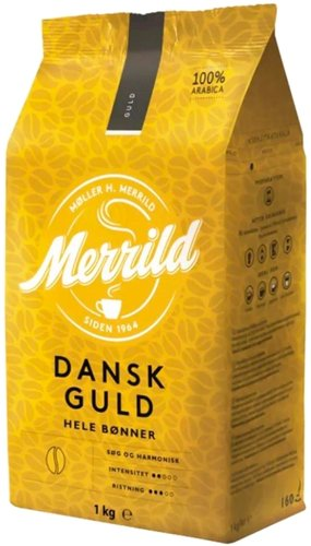 Кофе Merrild Danks Guld зерновой 1кг - 1/1