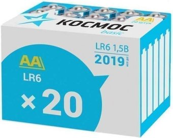 Батарейка КОСМОС LR6 20BOX KOCLR620BOX 20 шт - 1/1