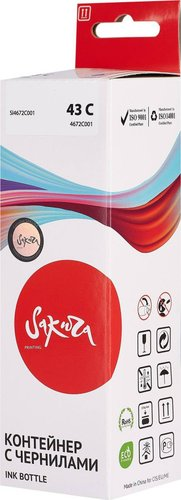 Чернила Sakura Printing SI4672C001 (аналог Canon 43 C) - 1/1