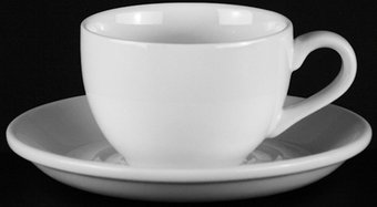 Чашка с блюдцем Chan Wave Classic Шоко фк875 - 1/1