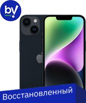 Смартфон Apple iPhone 14 128GB Восстановленный by Breezy, грейд B (полуночный) - 1/1