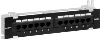 Патч-панель ExeGate EPPW-12-8P8C-C5e-FR - 1/1