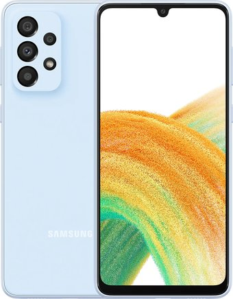 Смартфон Samsung Galaxy A33 5G SM-A336E/DSN 6GB/128GB (голубой) - 1/1