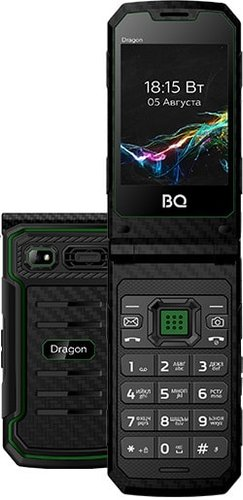 Кнопочный телефон BQ BQ-2822 Dragon (зеленый) - 1/1