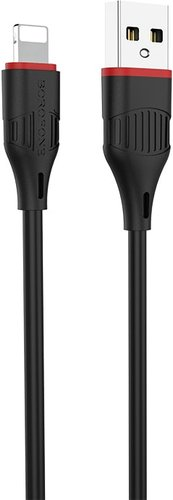 Кабель Borofone BX17 Lightning 1 м (черный) - 1/1